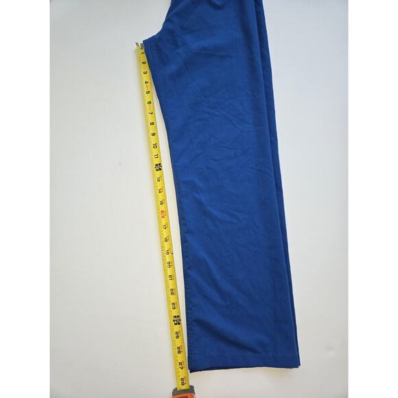 Figs Pants Womens XS Blue Stretch Mid Rise Drawstring Scrub Pockets EUC - Picture 7 of 12